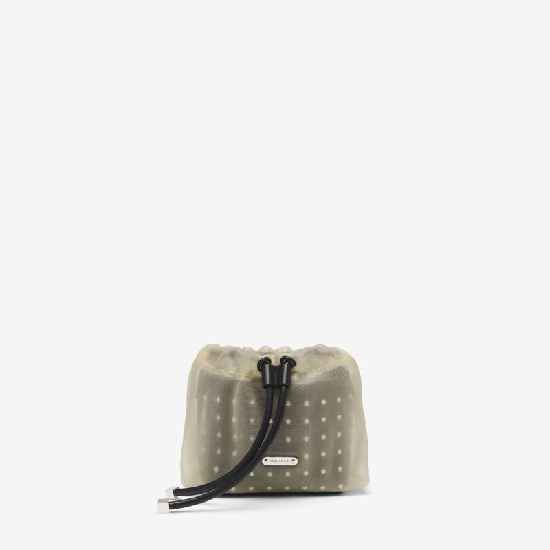 Alexander McQueen Women's Black Nebula Crossbody Bag (Goatskin)